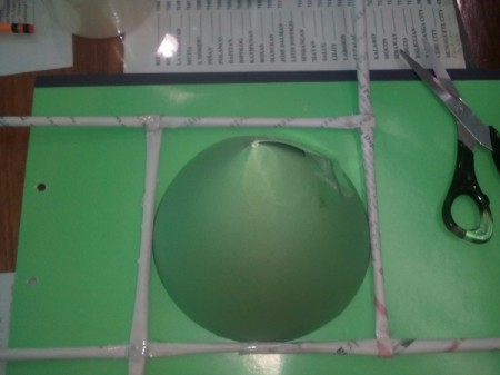 Table Top Newspaper Christmas Tree