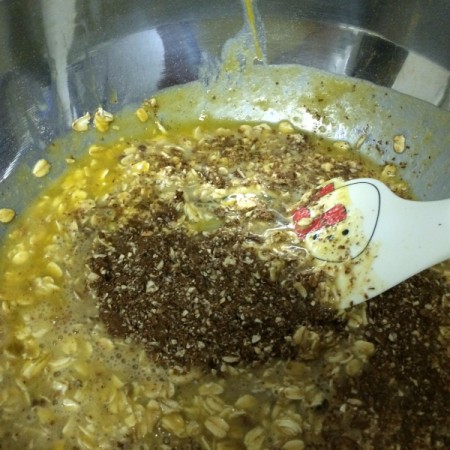 added wet to dry ingredients