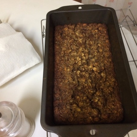 batter baked in loaf pan