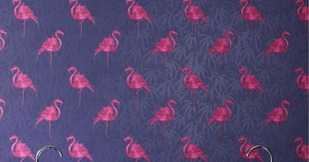 Graham & Brown Purple Flamingo Wallpaper