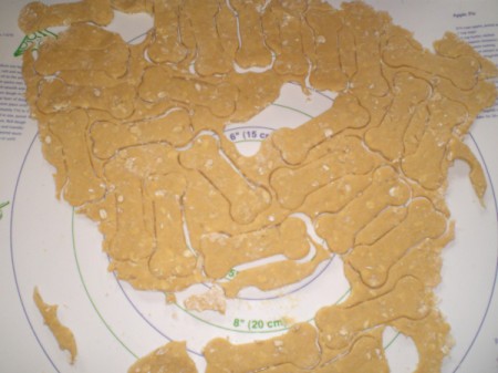 Peanut Butter Dog Cookies as Gifts