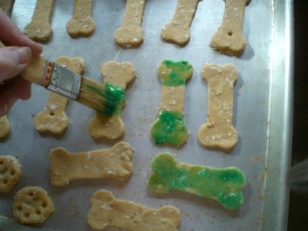 Peanut Butter Dog Cookies as Gifts