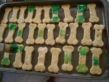 Peanut Butter Dog Cookies as Gifts