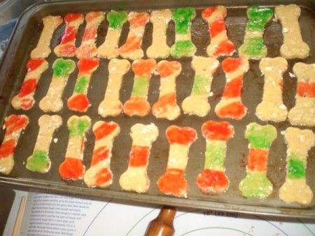 Peanut Butter Dog Cookies as Gifts