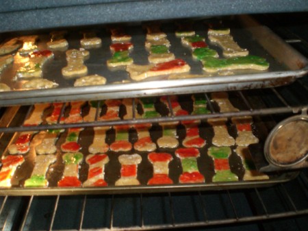 Peanut Butter Dog Cookies as Gifts