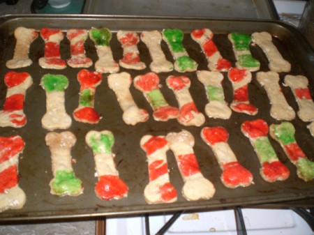 Peanut Butter Dog Cookies as Gifts