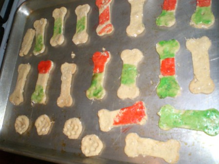 Peanut Butter Dog Cookies as Gifts
