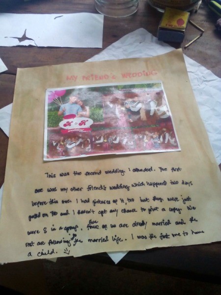 Creating Aged or Distressed Scrapbook Pages