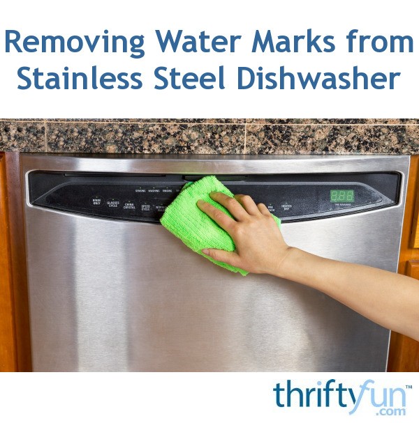 best way to clean stainless steel dishwasher