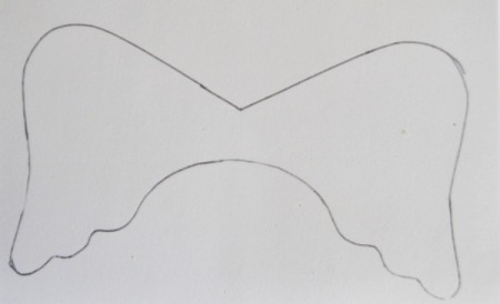 White and Gold Upcycled Bottle Christmas Angel