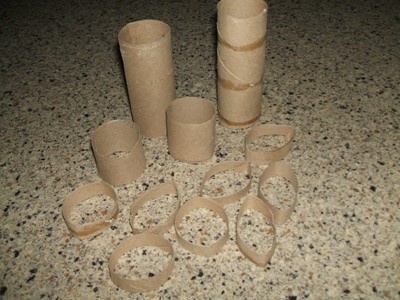 Recycled Cardboard Tube Bunnies