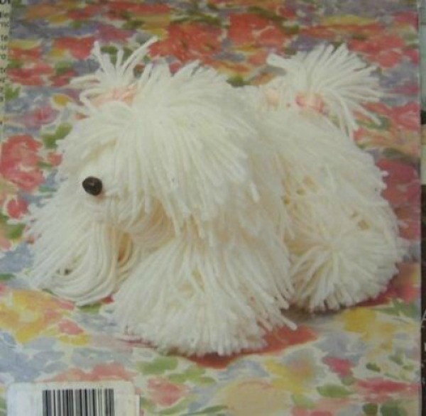 Making A Shaggy Dog Out Of Yarn