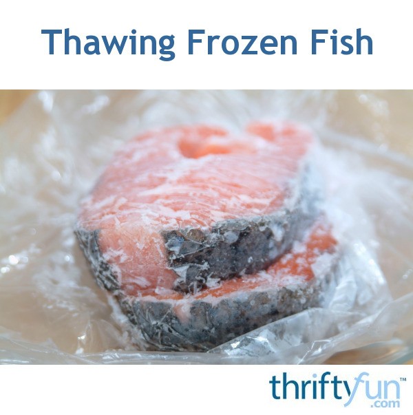 Thawing Frozen Fish ThriftyFun