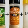 Mix garlic powder, onion powder and salt to make your own blend.