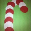 completed paper circle candy cane