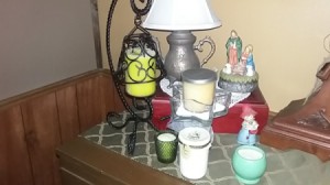 Candle Safety - several candles on top of a dresser