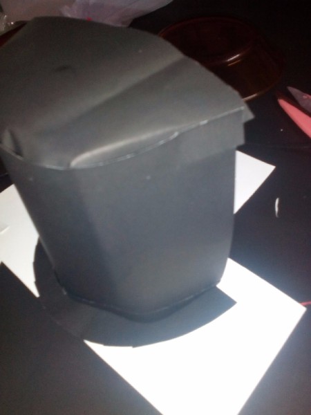 assembling the black tophat