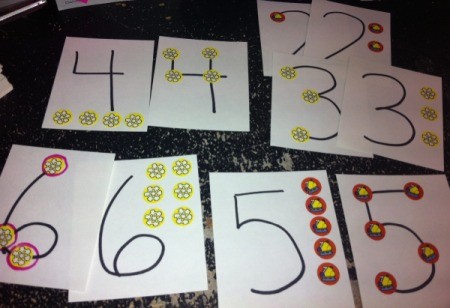 Christmas Sticker Memory Game - game set up to utilize TouchPoint math principles.