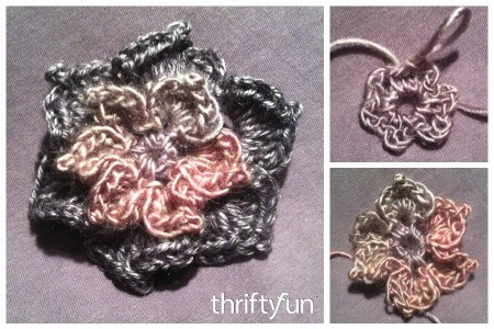 Making a Crocheted Flower