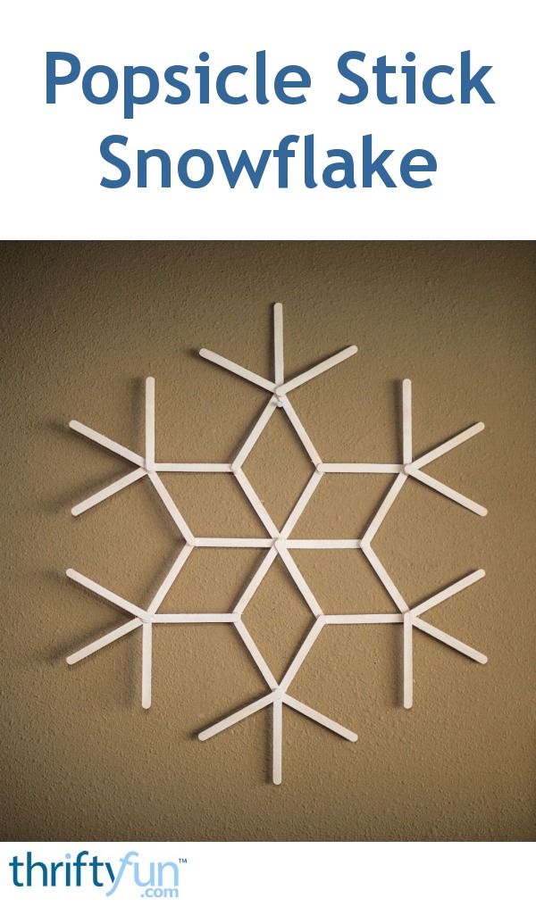 Making a popsicle stick snowflake thriftyfun