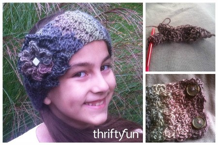 Making a Crocheted Winter Headband