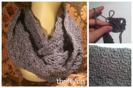Making a Crossed Swords Crochet Cowl