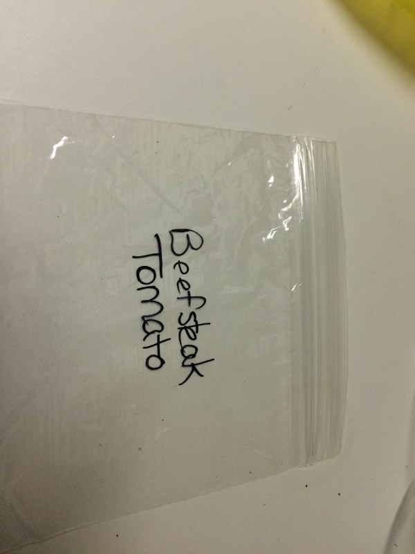 Winter Sowing (Part 1) - labeled bag