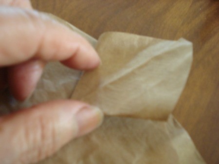 Folding reindeer ears down again.