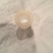 Finding Replacement Plastic Stoppers for Crystal Decanters - crack in lip