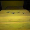 File Replacement Buttons and Yarns - wooden file box