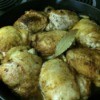 finished chicken in pan