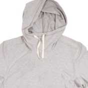 A hoody with a drawstring