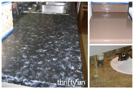 Painting Counter Tops to Look Like Granite