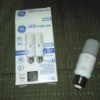 A package of low energy replacement LED bulbs.