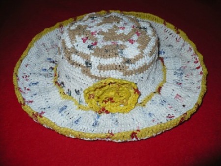 Plastic Grocery Bag
Crochet Hat
