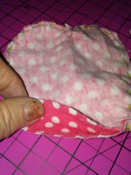 Pink Polka Dot Safety Pin Cushion