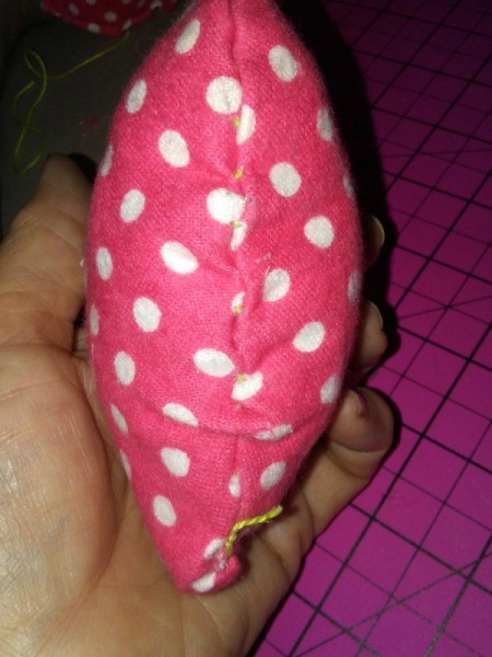 Pink Polka Dot Safety Pin Cushion