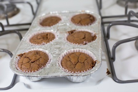 Baking Brownies in
Cupcake Liners