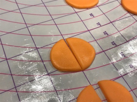 'Sharky' Goldfish Birthday Cake - cut some of the scales in half