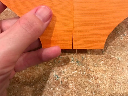 'Sharky' Goldfish Paper Lantern Decoration - make a small slit in straight end of tail forming two tabs