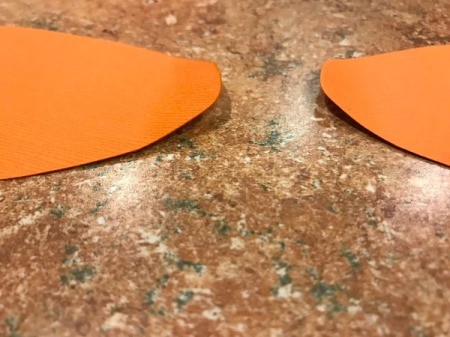 'Sharky' Goldfish Paper Lantern Decoration - slightly curl the small end of the fin