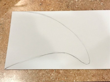 'Sharky' Goldfish Paper Lantern Decoration - on cardstock draw a shark fin with an added tab to attach to lantern