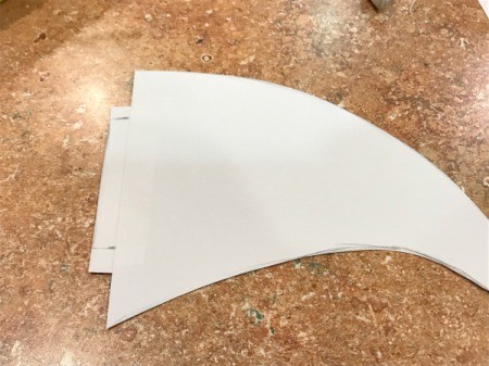 'Sharky' Goldfish Paper Lantern Decoration - shark fin template cut out