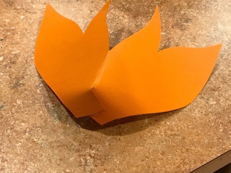 'Sharky' Goldfish Paper Lantern Decoration - finished tail