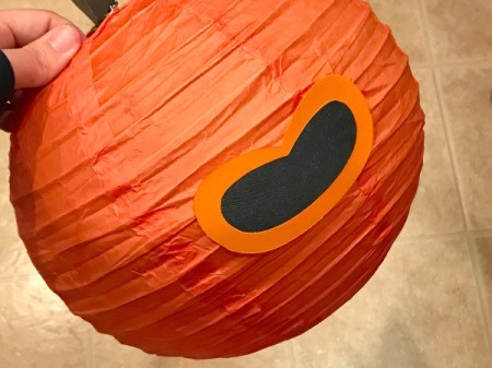 'Sharky' Goldfish Paper Lantern Decoration - mouth glued on