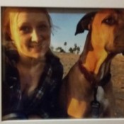 Teddy (Mixed Breed) - photo of Teddy and Amber at the beach