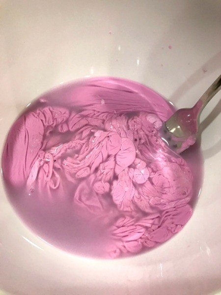 Homemade Flubber - mix well