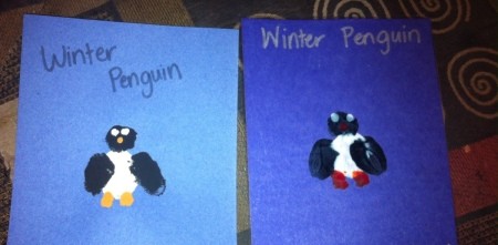 Fingerprint Penguin - two examples of the project