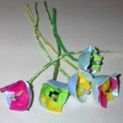 Egg Carton Flowers