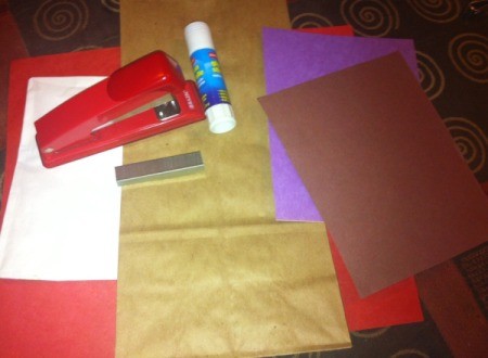 Doctor's Bag Craft - supplies for making the bag